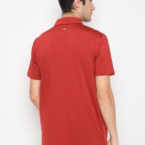 Jack Nicklaus Maxim Premium Ombre Chest Stripe Polo Red Root
