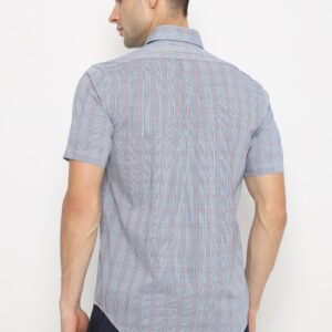 Jack Nicklaus Farris Double Grid Plaid Shirt Short Sleeve Winter Red