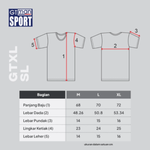 GT Sport Pakaian Dalam Pria GT Man GTLX-SL-WH Isi 1 Pcs – Men Singlet Slim Fit Innerwear 100% Cotton Putih
