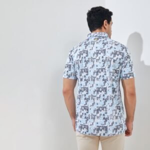 Jack Nicklaus Kloeg Premium Vintage Print Polo Cool Blue