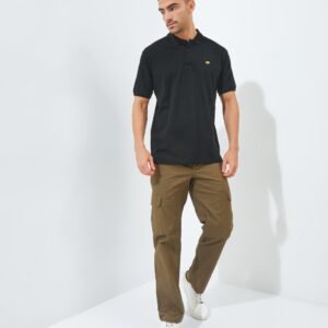 Jack Nicklaus Luther Polo Shirt Pria Regular Fit Hitam