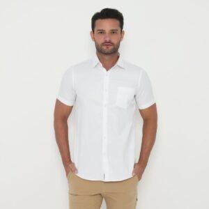 Jobb Grayden Kemeja Pria Lengan Pendek Slim Fit Putih