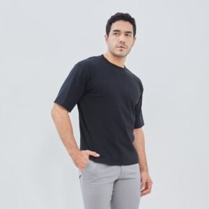 JOBB Rockie T-shirt Pria Oversized Hitam