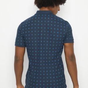 Jack Nicklaus Aero Polo Shirt Pria Slim Fit Navy