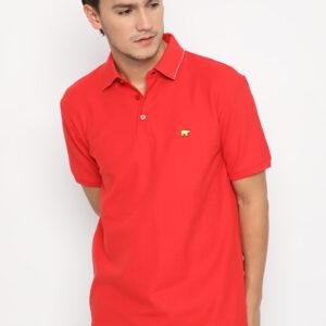 Jack Nicklaus Atlantic Polo Shirt Pria Regular Fit Merah