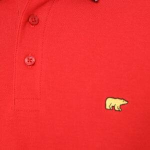 Jack Nicklaus Atlantic Polo Shirt Pria Regular Fit Merah