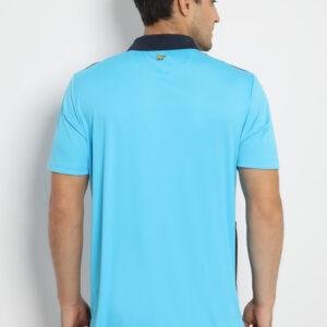 Jack Nicklaus Brescia Premium Side Pieced Color Block Polo Mediterranean Sea