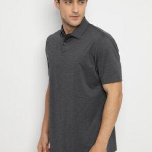 Jack Nicklaus Cagliari Premium Tonal 2 Color Solid Polo Caviar