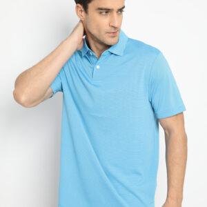 Jack Nicklaus Catania Premium Feeder Stripe Polo Mediterranean Sea