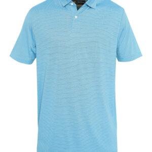 Jack Nicklaus Catania Premium Feeder Stripe Polo Mediterranean Sea