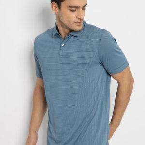 Jack Nicklaus Catania Premium Feeder Stripe Polo Classic Navy