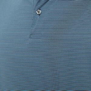 Jack Nicklaus Catania Premium Feeder Stripe Polo Classic Navy