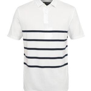 Jack Nicklaus Ferrara Premium Engineered Body Stripe Polo Bright White