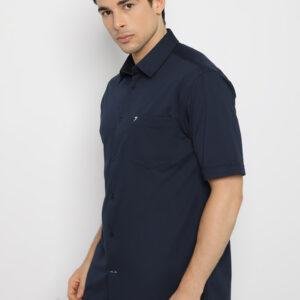 Jobb Caspian Kemeja Pria Lengan Pendek Regular Fit Navy