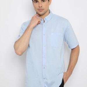 Jobb Caspian Kemeja Pria Lengan Pendek Regular Fit Light Blue