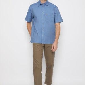 Jack Nicklaus Parma Kemeja Pria Lengan Pendek Regular Fit Navy 2022