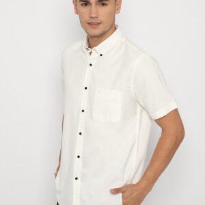 Jobb Ergo Kemeja Pria Lengan Pendek Slim Fit Putih