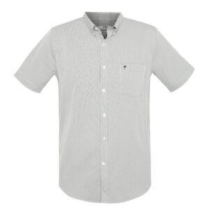 Jobb Stevo Kemeja Pria Lengan Pendek Slim Fit Abu-Abu