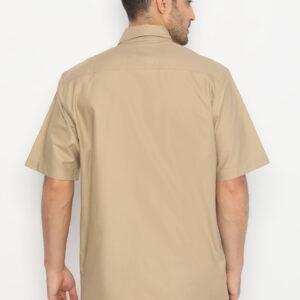 Jack Nicklaus Parma Kemeja Pria Lengan Pendek Regular Fit Khaki