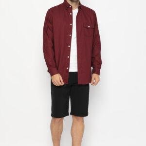 Jack Nicklaus Evaro Kemeja Pria Slim Fit Burgundy