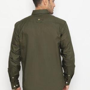 Jack Nicklaus Dorado Kemeja Pria Slim Fit Olive