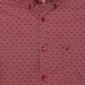 Jobb Zico Kemeja Pria Lengan Panjang Slim Fit Maroon