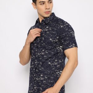 Jobb Renzo Kemeja Pria Lengan Pendek Slim Fit Black