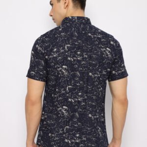 Jobb Renzo Kemeja Pria Lengan Pendek Slim Fit Black