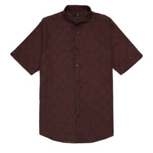 Jobb Jaspero Kemeja Pria Lengan Pendek Regular Fit Maroon