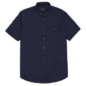 Jack Nicklaus Royal Kemeja Pria Lengan Pendek Slim Fit Navy