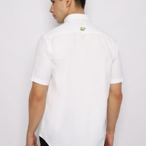 Jack Nicklaus Royal Kemeja Pria Lengan Pendek Slim Fit Putih