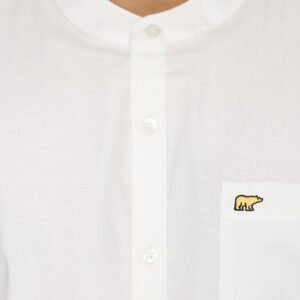 Jack Nicklaus Leonard Kemeja Pria Lengan Panjang Slim Fit Putih