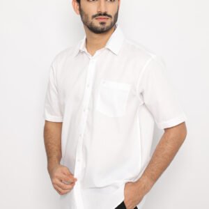 Jobb Westport  Kemeja Pria Lengan Pendek Regular Fit Putih