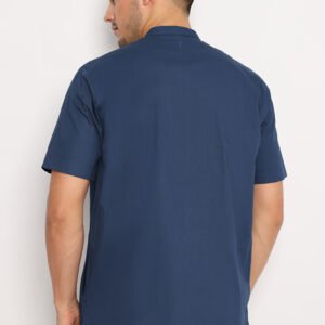 Jobb Rashid Baju Koko Pria Lengan Pendek Regular Fit Navy