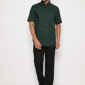 Jobb Giovon Kemeja Pria Lengan Pendek Regular Fit Hijau