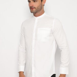 Jobb Kaizer Koko Pria Lengan Panjang Slim Fit Putih