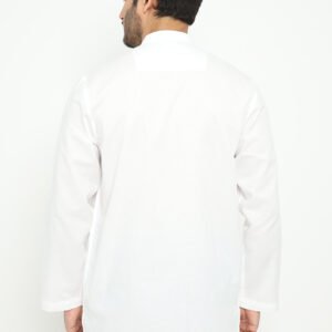 Jobb Luqman Koko Pria Lengan Panjang Regular Fit Putih