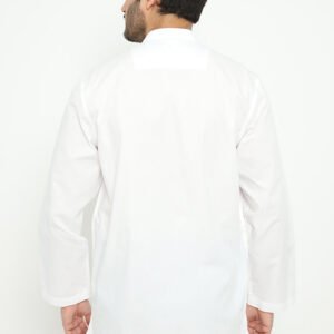 Jobb Husam Koko Pria Lengan Panjang Regular Fit Putih