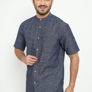 Jobb Barstow Kemeja Pria Lengan Pendek Regular Fit Navy