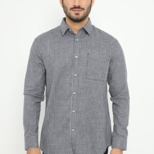 Jobb Shipley Kemeja Pria Lengan Panjang Regular Fit Navy