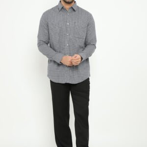 Jobb Shipley Kemeja Pria Lengan Panjang Regular Fit Navy