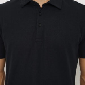 Jobb Montero Polo Shirt Pria Lengan Pendek Slim Fit Dark Black