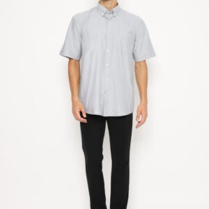 Jobb Hereford Kemeja Pria Lengan Pendek Regular Fit Abu-Abu