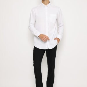 Jobb Hansen Kemeja Pria Lengan Panjang Regular Fit Putih