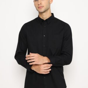 Jobb Formoza  Kemeja Pria Lengan Panjang Slim Fit Hitam