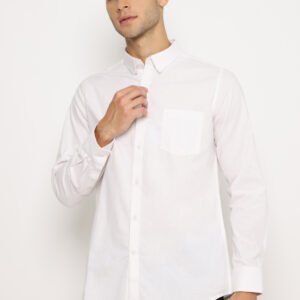 Jobb Formoza  Kemeja Pria Lengan Panjang Slim Fit Putih