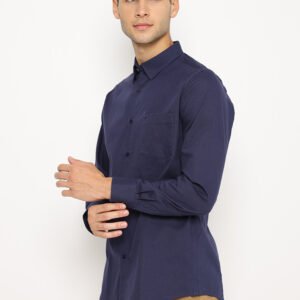 Jobb Formoza  Kemeja Pria Lengan Panjang Slim Fit Navy