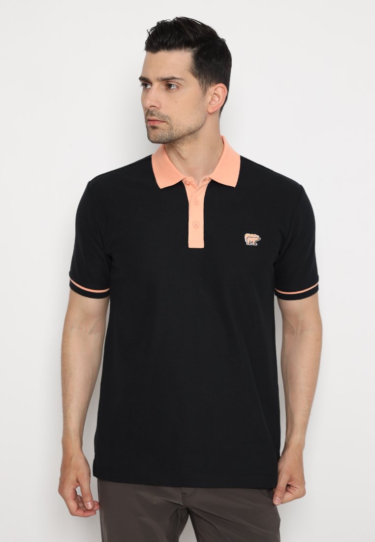 Jack Nicklaus Calibre Polo Shirt Pria Regular Fit Hitam