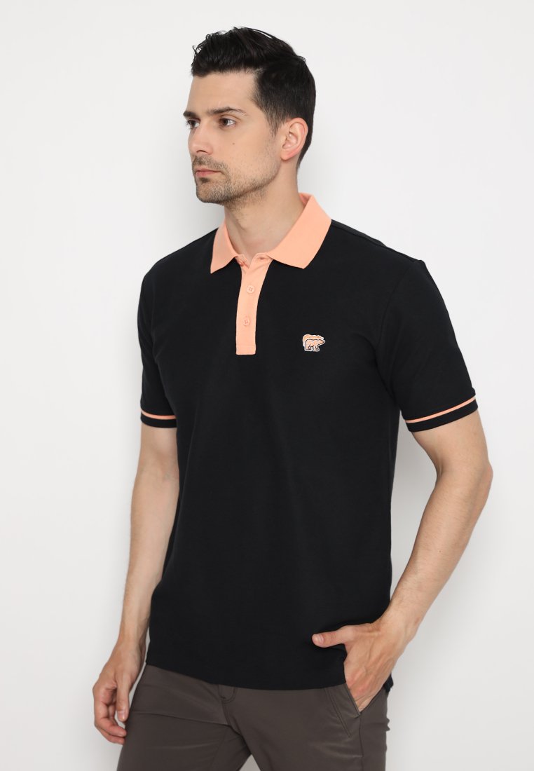 Jack Nicklaus Calibre Polo Shirt Pria Regular Fit Hitam - Image 2