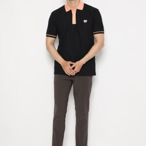 Jack Nicklaus Calibre Polo Shirt Pria Regular Fit Hitam